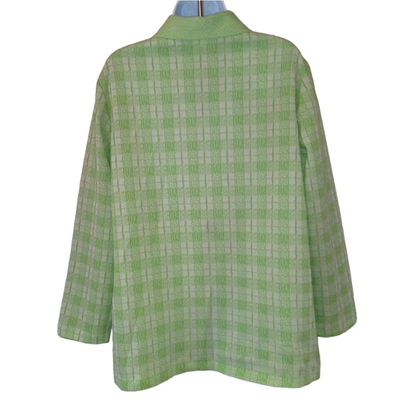 Rare NWT VINTAGE 1963/64  ILGWU BRIGHT GREEN DOUBLE KNIT PULLOVER - Picture 5 of 9